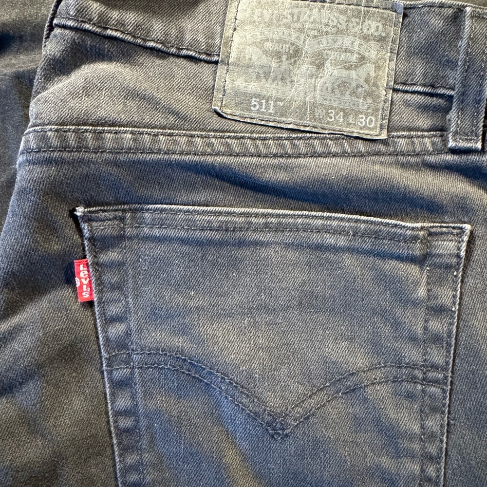 Levi's Men's Black Slim Jeans